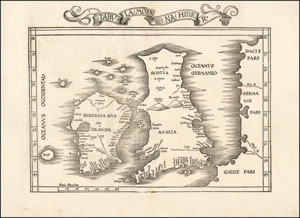 83-British Isles, Scotland and Ireland Map By Lorenz Fries