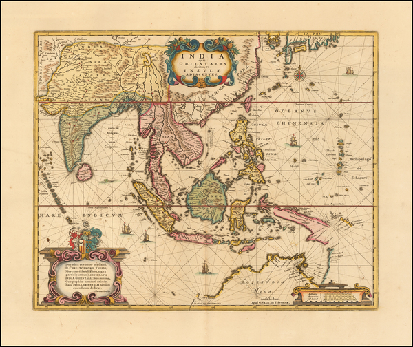 91-Southeast Asia, Philippines and Indonesia Map By Peter Schenk  &  Gerard Valk