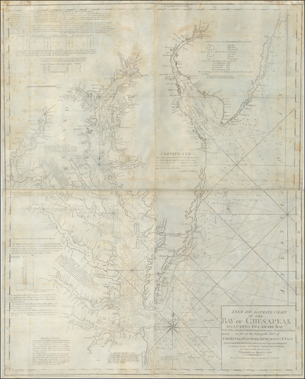 77-Mid-Atlantic, New Jersey, Maryland, Delaware, Southeast and Virginia Map By William Norman