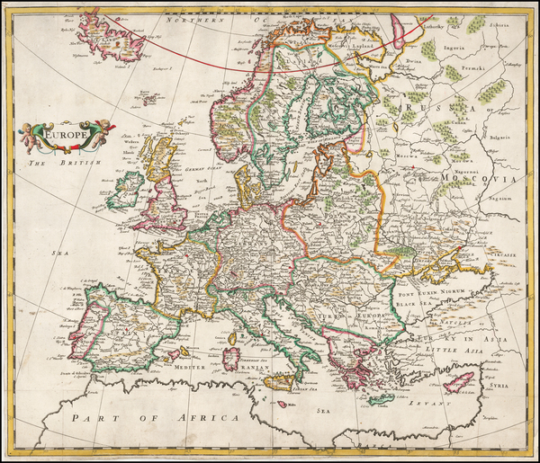 34-Europe Map By Robert Morden