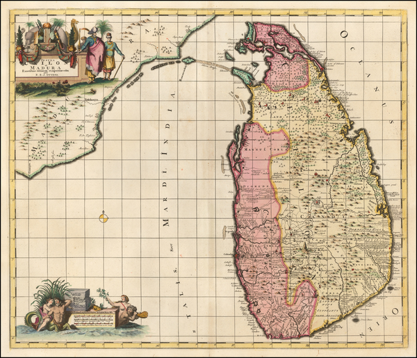 33-India and Other Islands Map By Reiner & Joshua Ottens