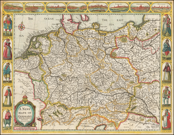 51-Germany Map By John Speed