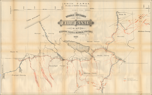 88-New York State Map By James B. Lyon