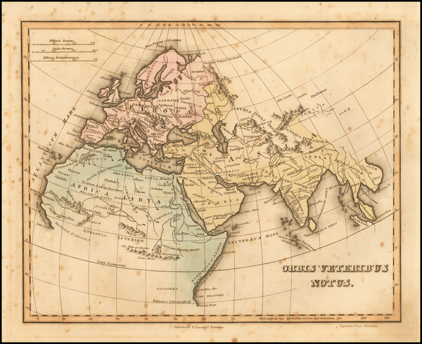 11-World, Europe, Asia and Africa Map By Fielding Lucas Jr.