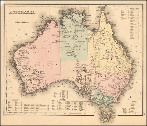 21-Australia Map By O.W. Gray