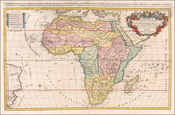 28-Africa Map By Johannes Covens  &  Pierre Mortier