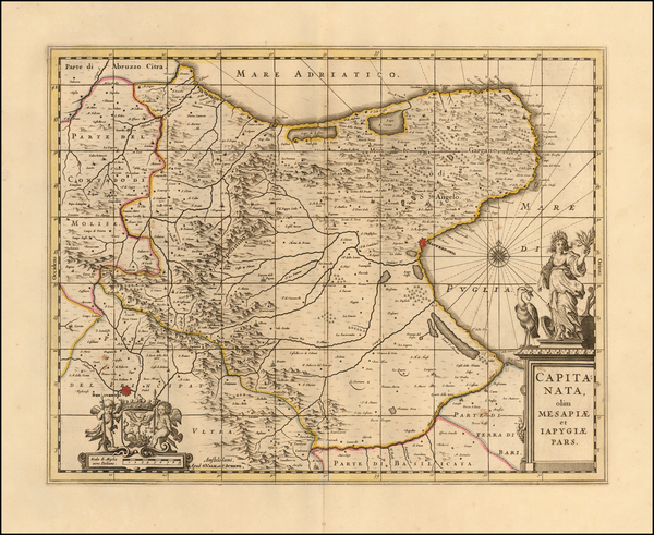 72-Southern Italy Map By Peter Schenk / Gerard Valk