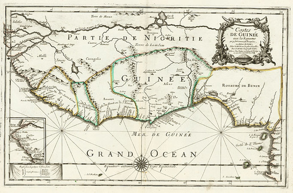 0-Africa and West Africa Map By Pierre Du Val