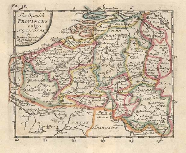 59-Europe and Netherlands Map By Robert Morden