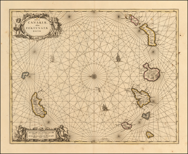 18-Spain and African Islands, including Madagascar Map By Peter Schenk  &  Gerard Valk