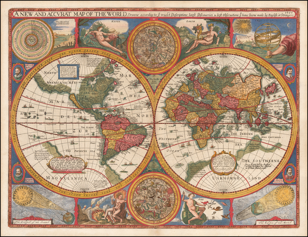 59-World Map By John Speed
