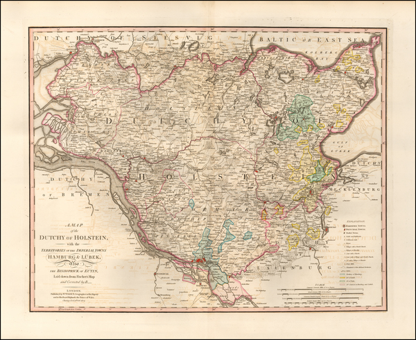 0-Norddeutschland Map By William Faden