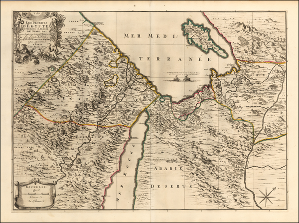 8-Middle East and Egypt Map By Estienne Michalet