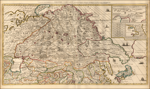 32-China, Central Asia & Caucasus, Middle East and Russia in Asia Map By Pierre Mortier