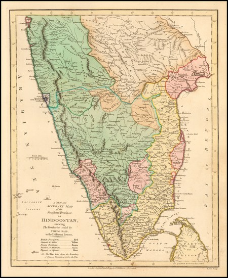 30-India Map By Robert Wilkinson