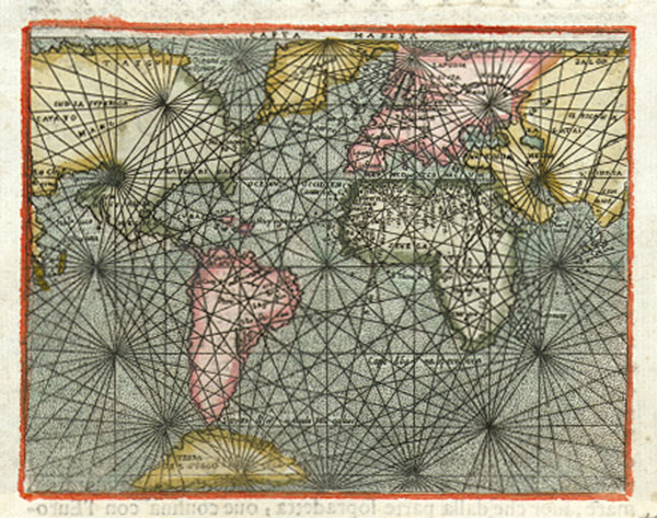 33-World and World Map By Abraham Ortelius / Pietro Marchetti