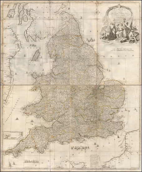 39-England Map By Robert Sayer