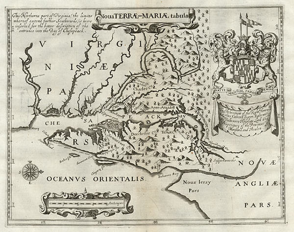 11-Mid-Atlantic Map By John Ogilby