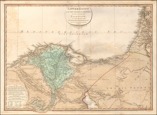 60-Middle East and Egypt Map By William Faden