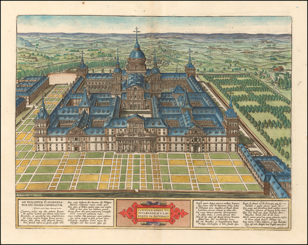 50-Spain Map By Abraham Ortelius / Johannes Baptista Vrients