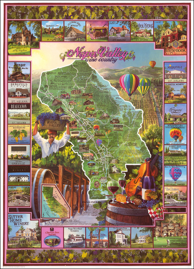 19-Pictorial Maps and California Map By Randy Green