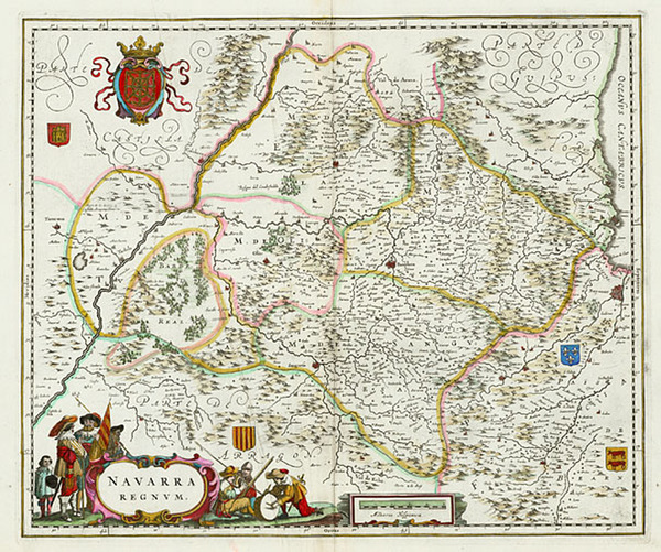 91-Europe and Spain Map By Willem Janszoon Blaeu