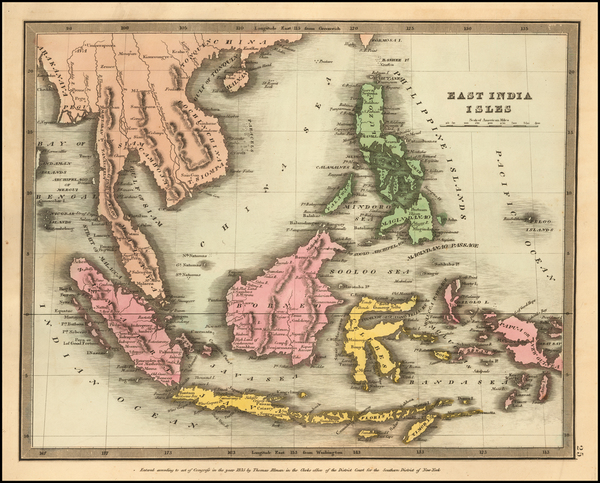 51-Southeast Asia, Philippines and Indonesia Map By David Hugh Burr