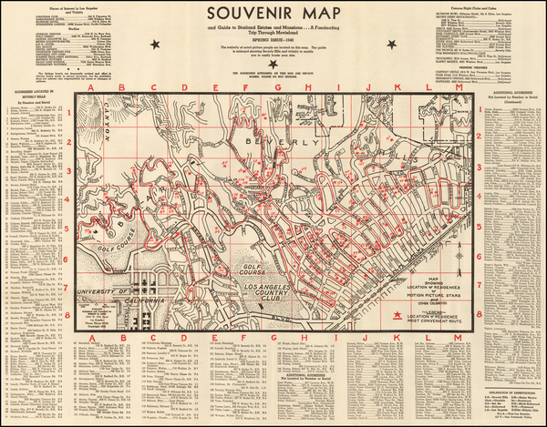 50-California and Los Angeles Map By Anonymous