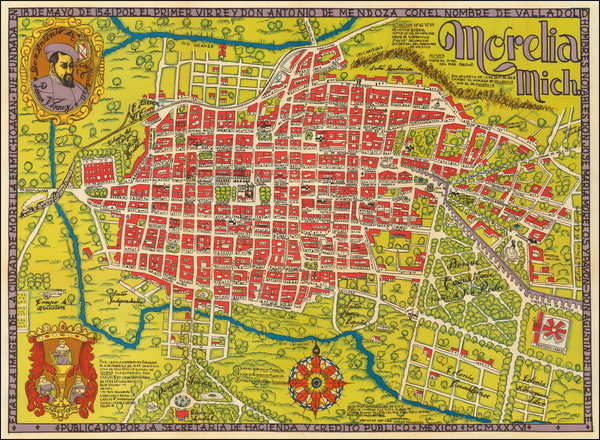 61-Mexico Map By Justino Fernandez Garcia