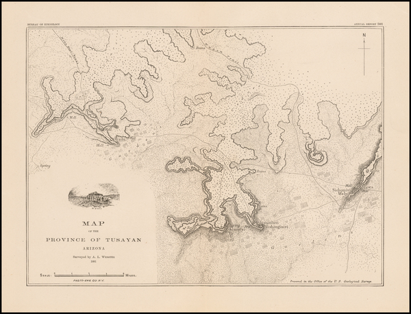 29-Arizona Map By U.S. Geological Survey