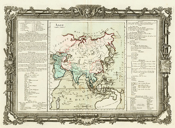 91-Asia and Asia Map By Buy de Mornas