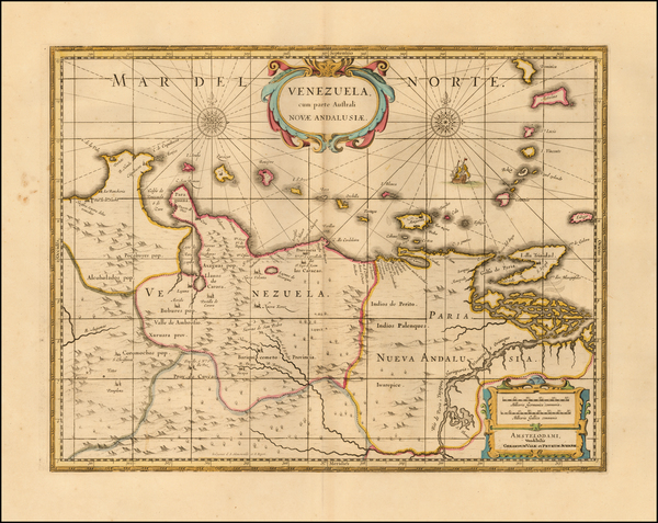 6-Venezuela Map By Peter Schenk  &  Gerard Valk