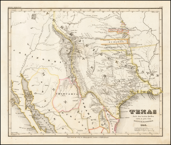 39-Texas, Plains and Southwest Map By Joseph Meyer