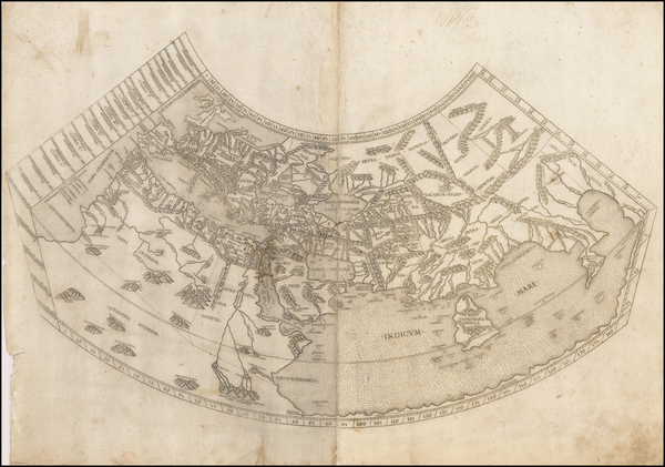 36-World Map By Claudius Ptolemy