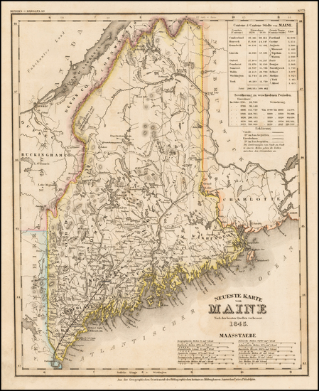 86-Maine Map By Joseph Meyer