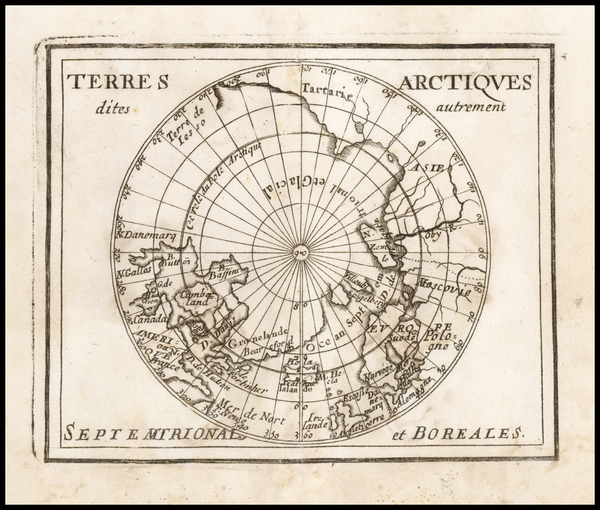 9-Polar Maps Map By Pierre Du Val