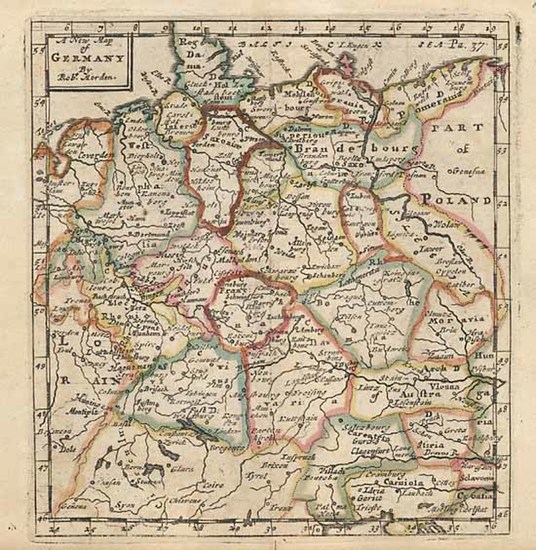 6-Europe, Baltic Countries and Germany Map By Robert Morden