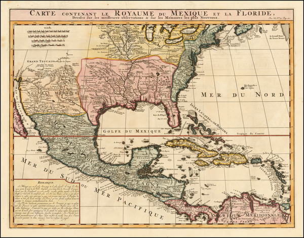 59-United States, South, Texas, Midwest and Southwest Map By Henri Chatelain