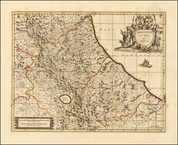 62-Italy Map By Peter Schenk  &  Gerard Valk