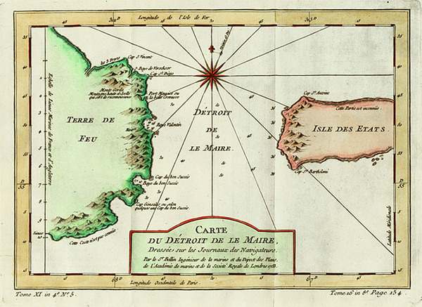 77-South America Map By Jacques Nicolas Bellin