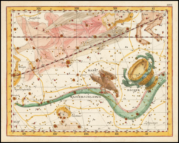 85-Celestial Maps Map By Johann Elert Bode