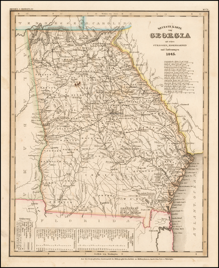 86-Georgia Map By Joseph Meyer