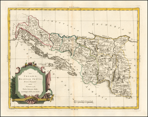 31-Croatia & Slovenia, Bosnia & Herzegovina and Serbia & Montenegro Map By Antonio Zat