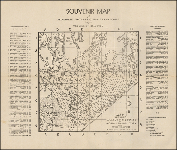 18-California and Los Angeles Map By Anonymous