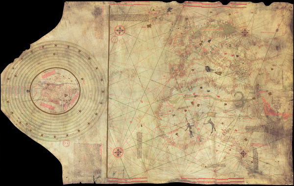 22-World, Caribbean & Central America, Mediterranean and America Map By M. Moleiro Editor, S.A