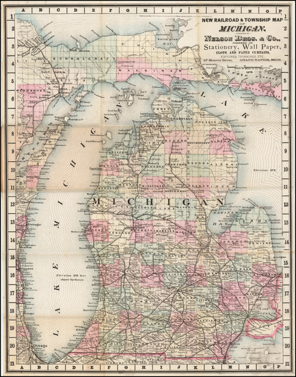 5-Michigan Map By 