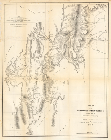 80-New Mexico Map By United States GPO