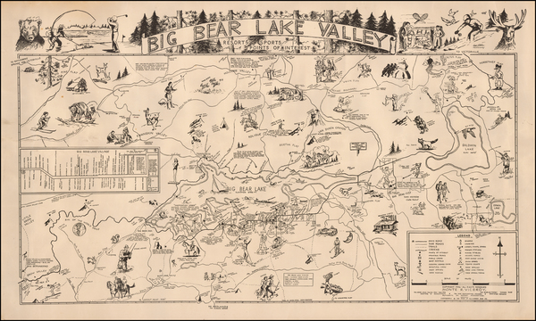 18-Pictorial Maps and California Map By Monte R. Viceroy