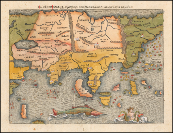100-Asia Map By Sebastian Munster