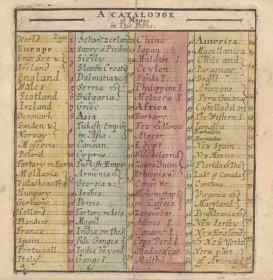 64-Title Pages Map By Robert Morden